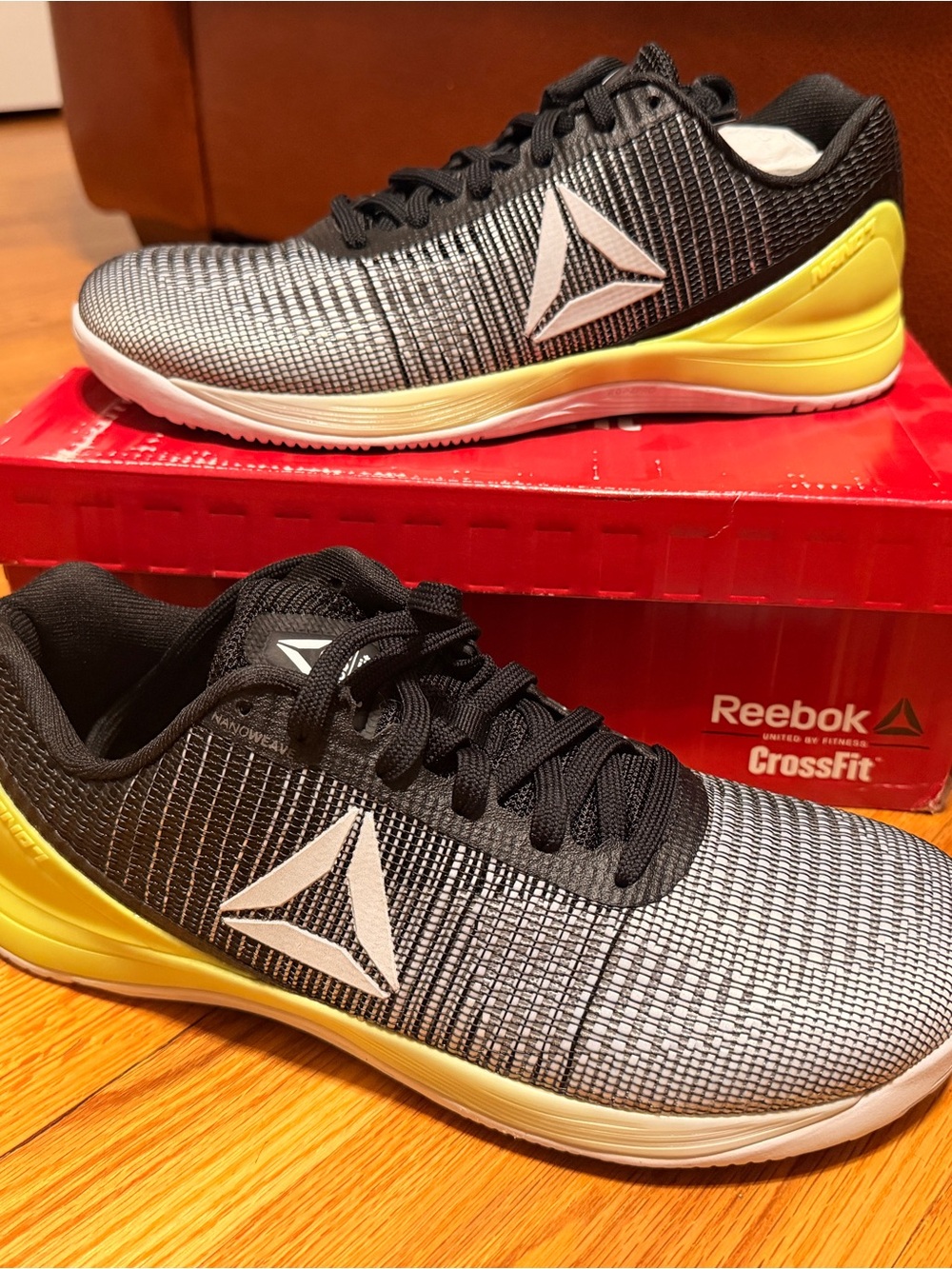 Reebok CrossFit Nano 7 Men’s Black and Yellow CrossFit Training Shoes